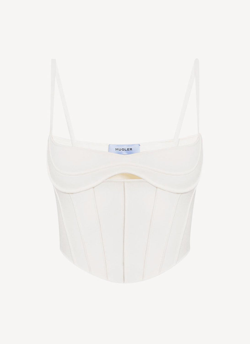 Mugler - Top - White - Femme