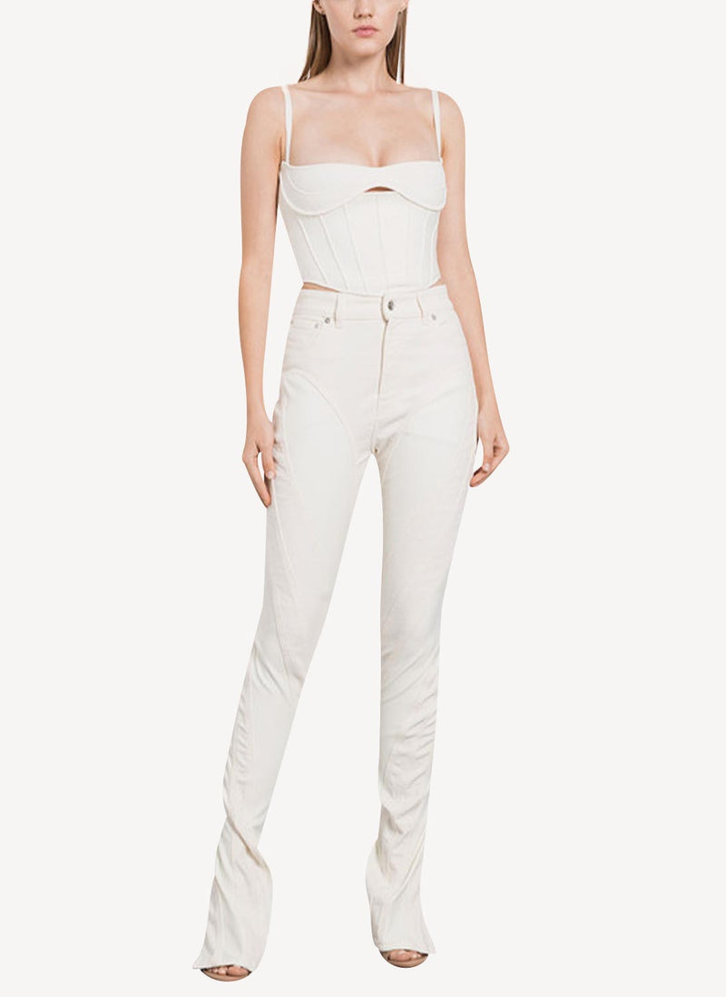 Mugler - Top - White - Femme