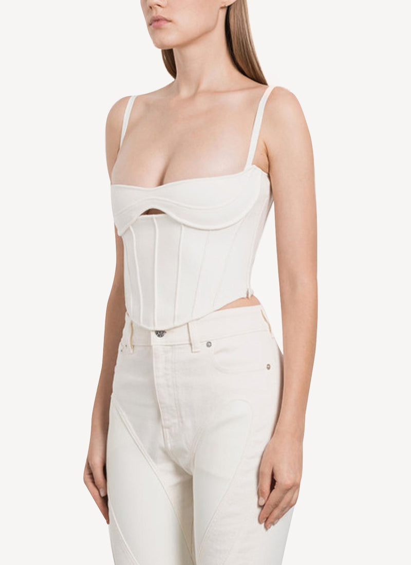 Mugler - Top - White - Femme