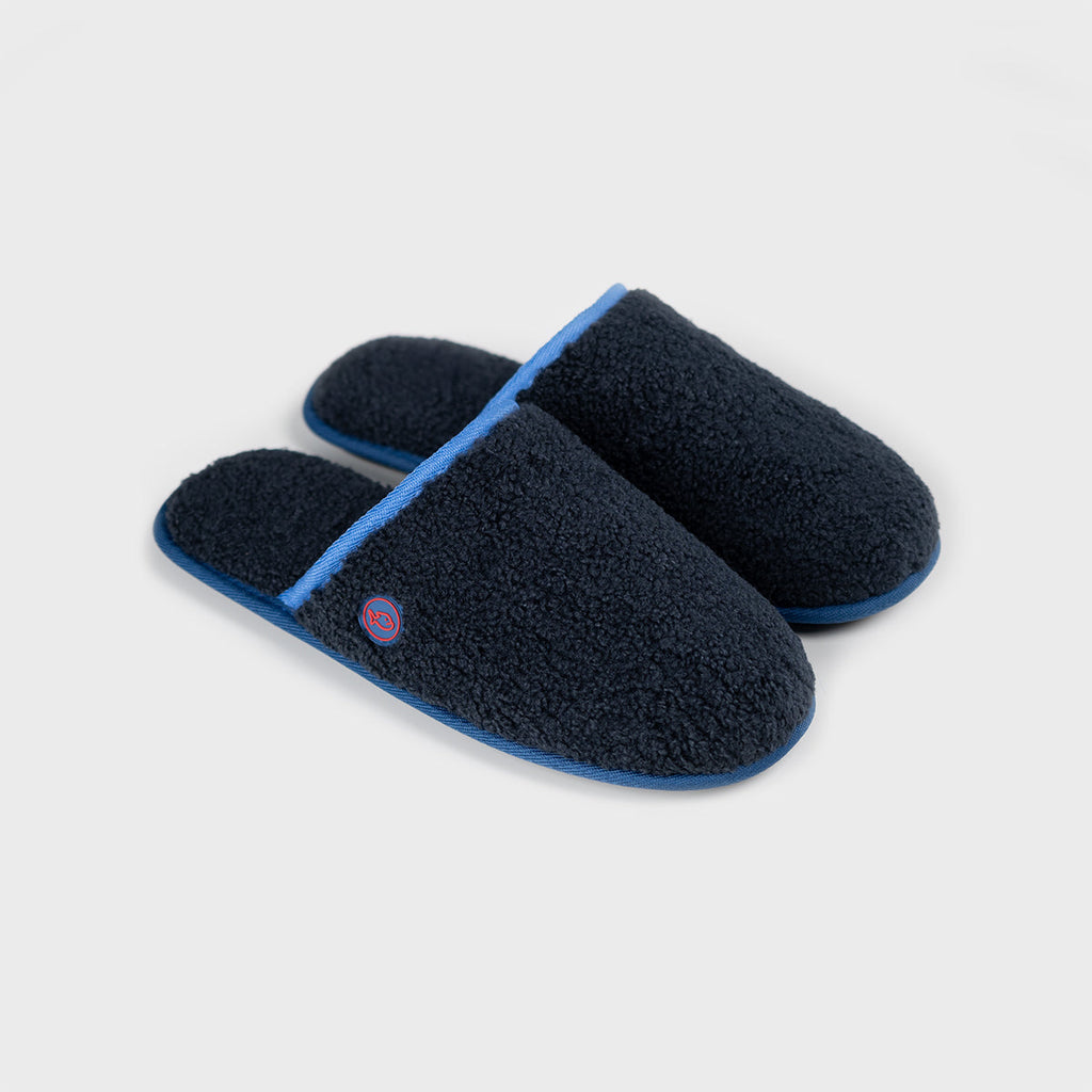 Sherpa Slippers - Navy