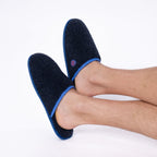 Sherpa Slippers - Navy