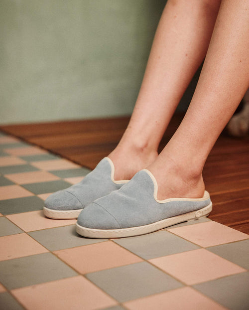 Mule Aime - Cuir Ciel - Femme