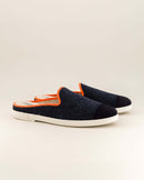 Mule Aime - Lana azul marino naranja - Hombre