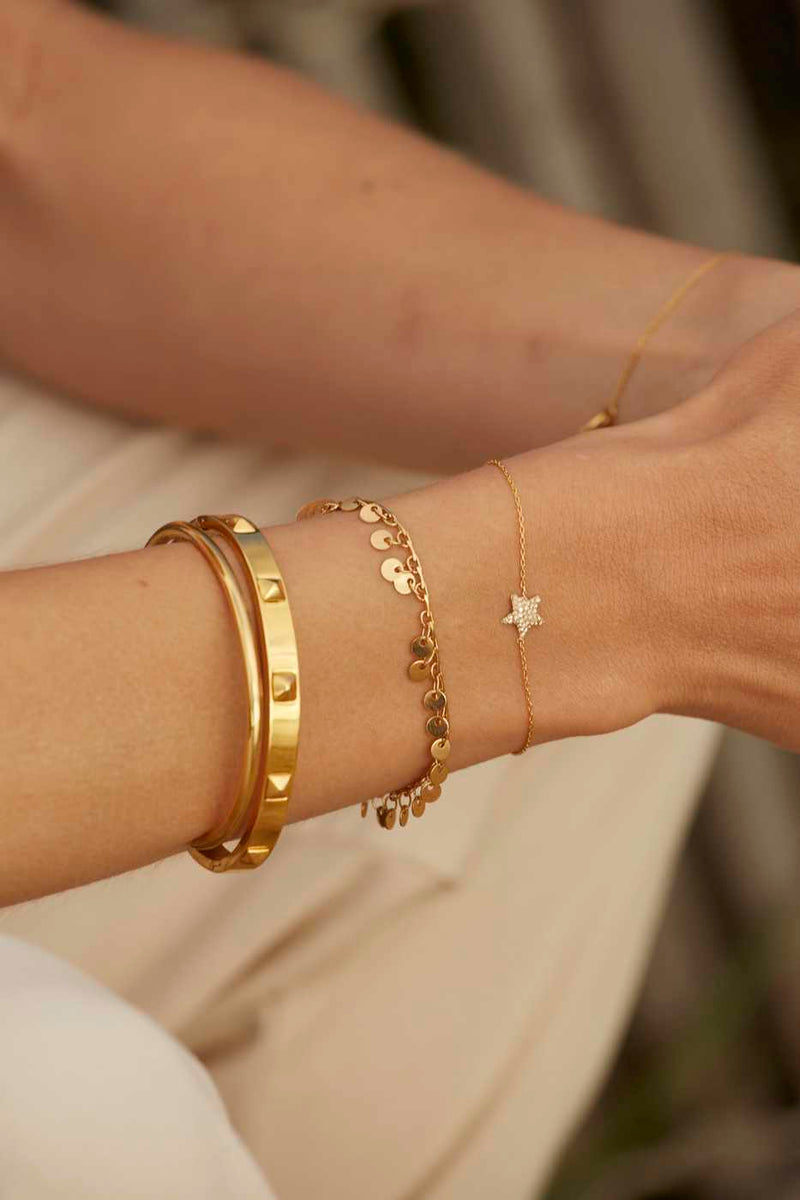 Bracelet Doré Multipastille