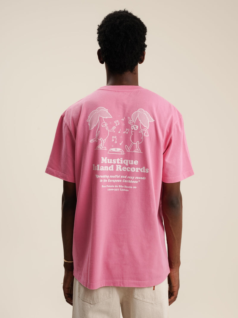 T-Shirt Pink Island Records