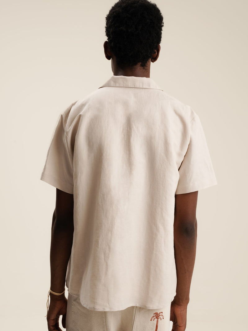 Chemise Ecru Linen Blend