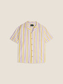 Chemise Yellow & Lilac Striped