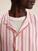 Chemise Red & Pink Striped