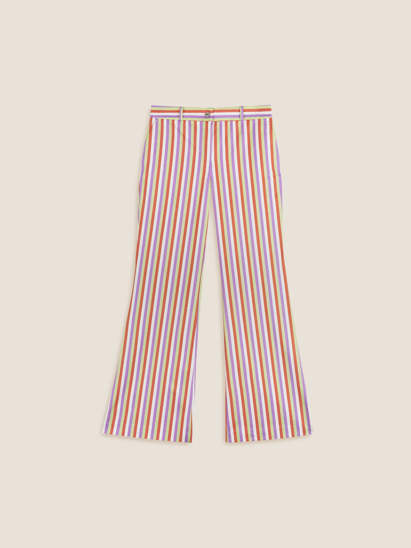 Pantalon Flared Striped V2