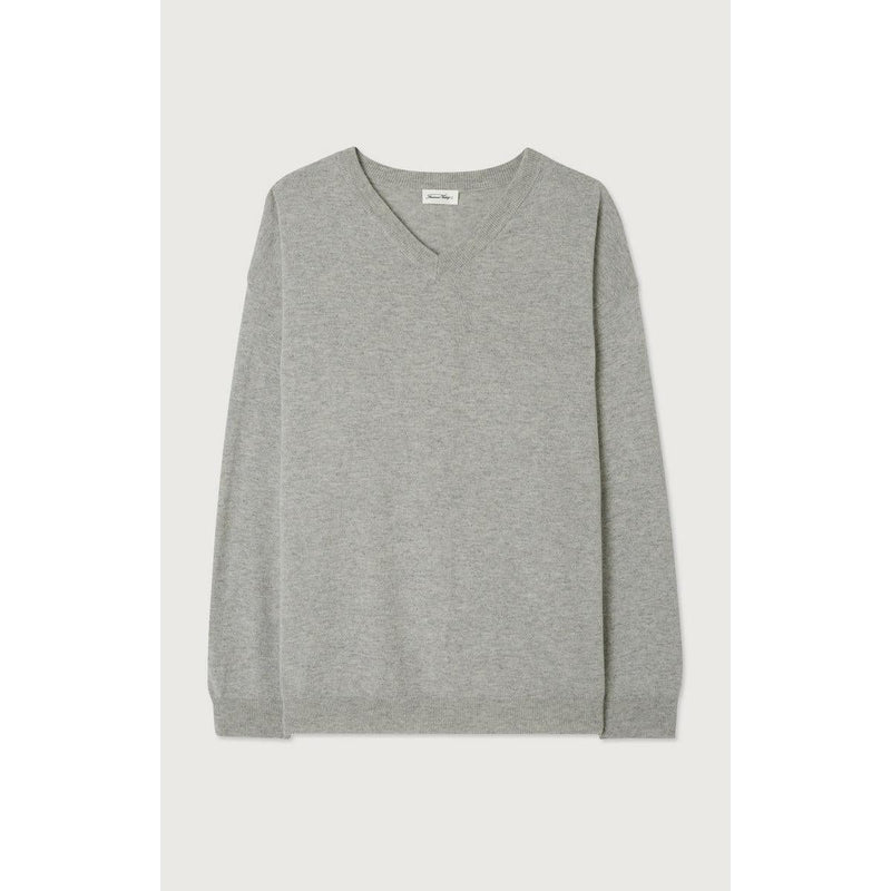 V-Neck Sweater - Light China Gray - Men