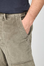 Short Retro en Pana con Bolsillo - Pigment River Rock - Hombre