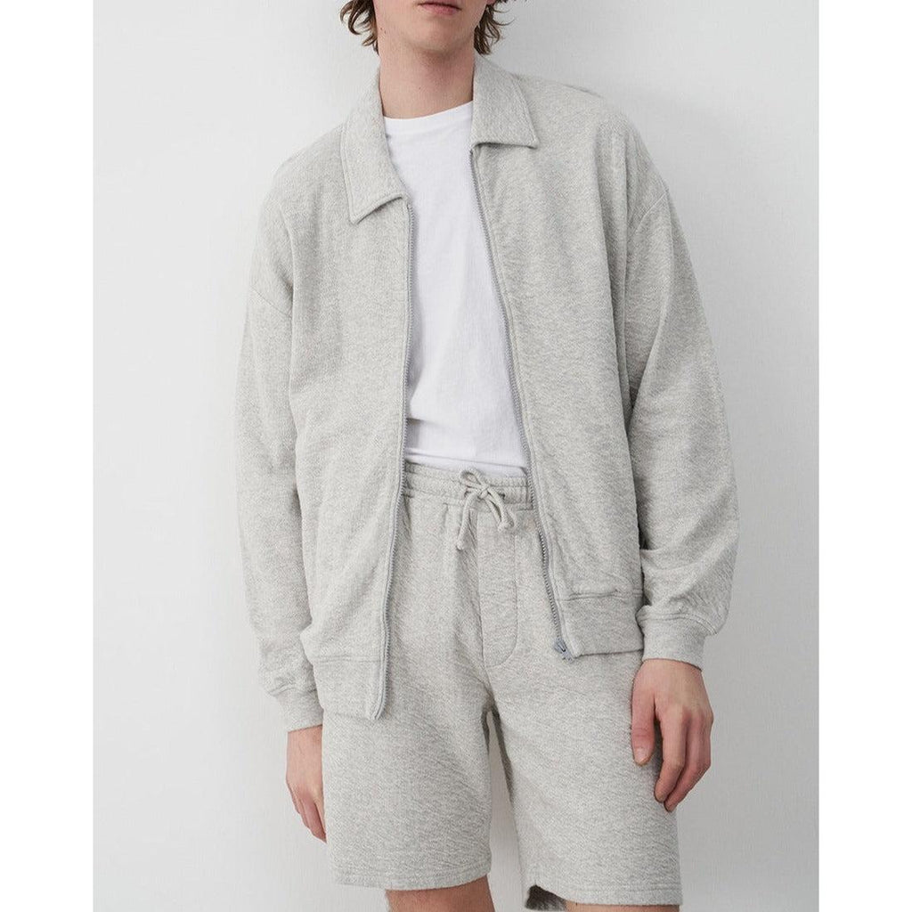 Sweat Zippe - Gris Chine - Homme