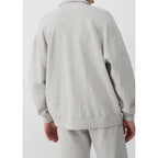 Sweat Zippe - Gris Chine - Homme