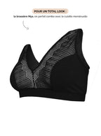 Pack of 2 Anna Lace Briefs Medium Flow - Black