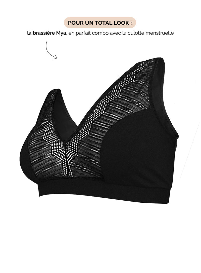 Pack De 2 Culottes Dentelle Anna Flux Moyen - Noir