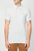 Polo Ss Pocket - Bleu Glacier - Homme