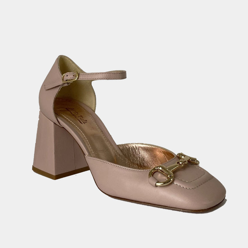Escarpins Ann Tuil Mystere - Cuir Rose Nude