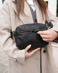 Maelys Shoulder Bag - Black Lamb