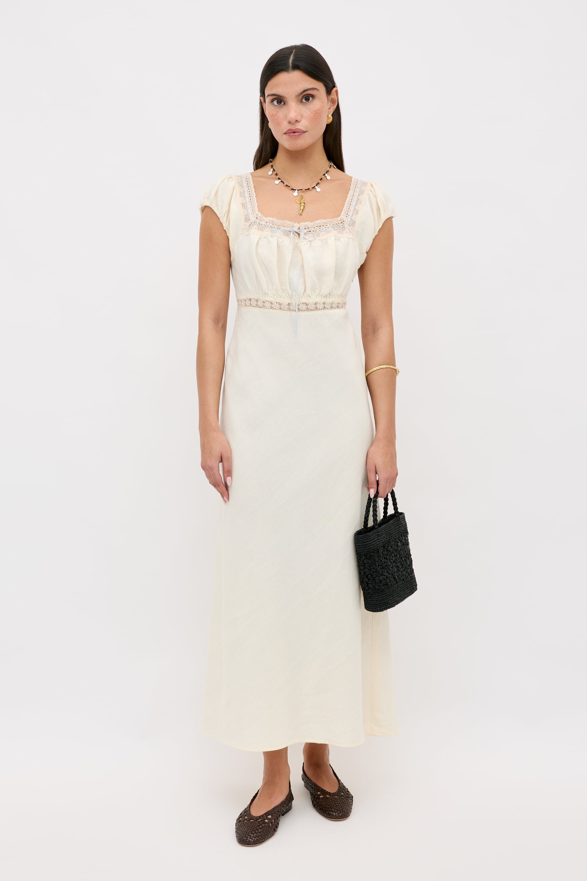Vestido Maeva Crema