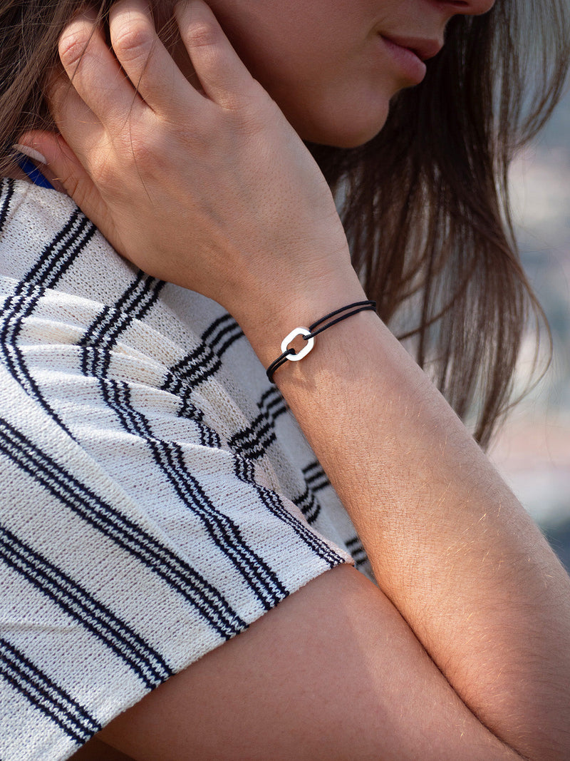 Bracelet Maillage - Noir