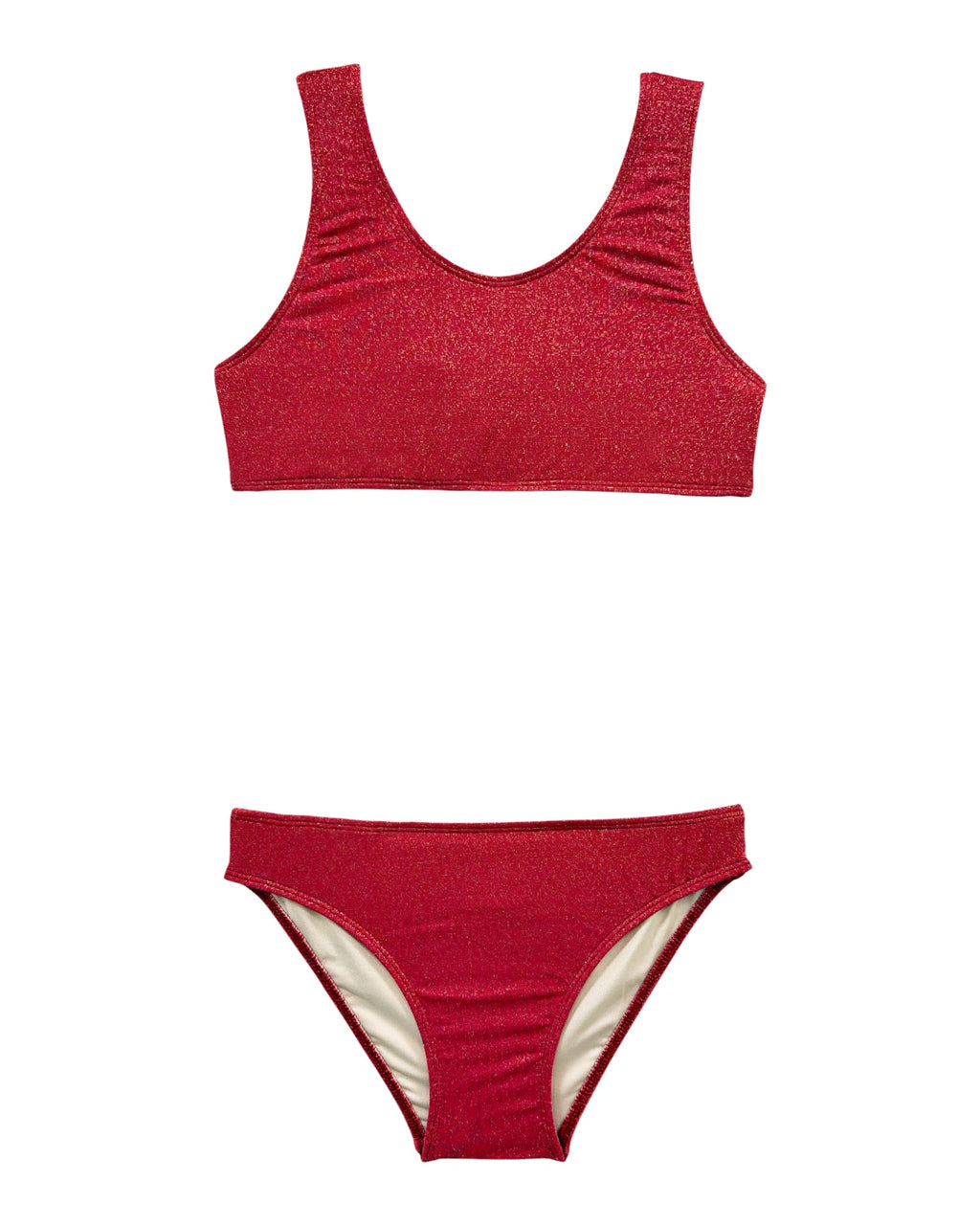 2 Pieces Lila Cherry Lurex