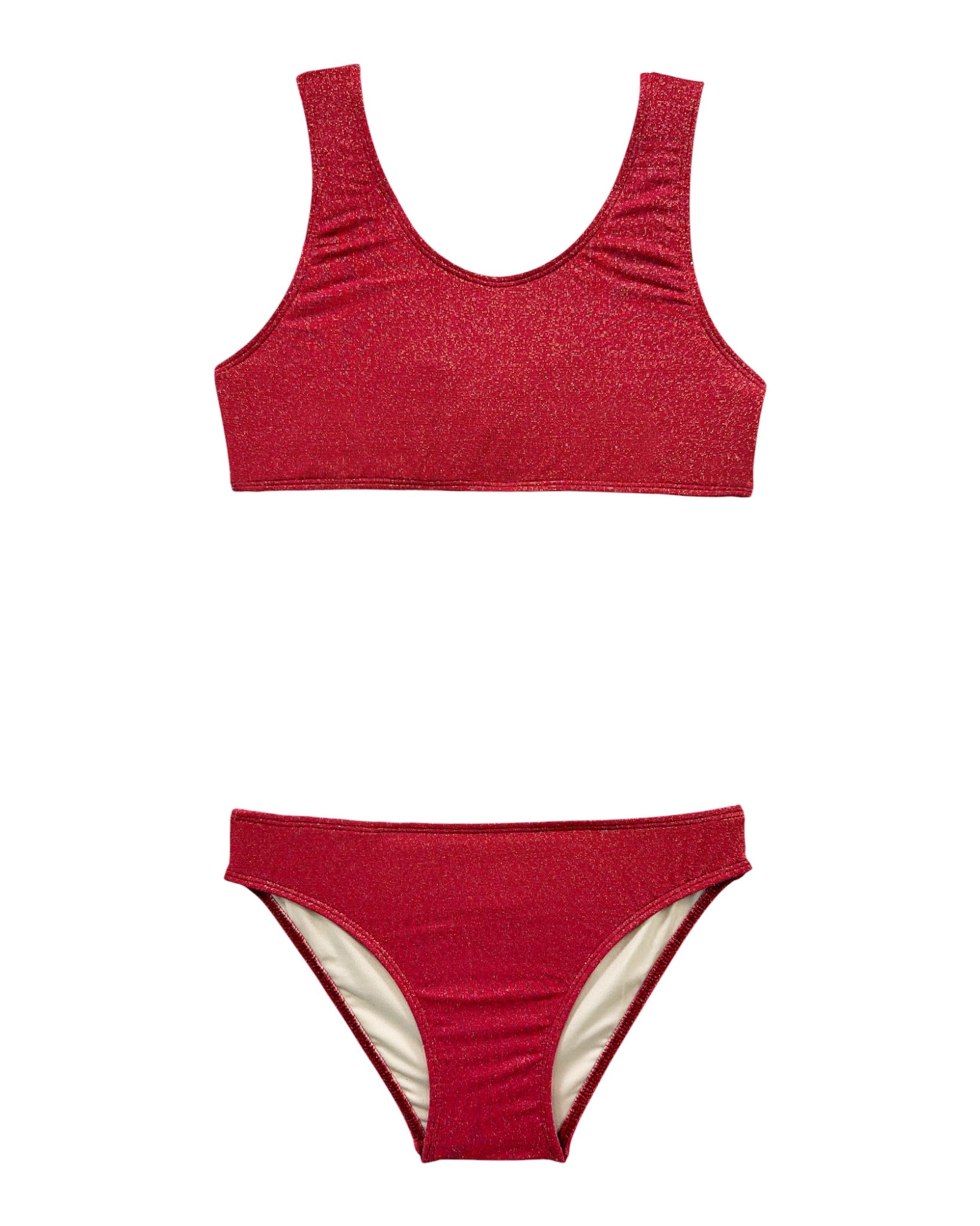 2 Pieces Lila Cherry Lurex