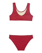 2 Pieces Lila Cherry Lurex