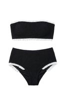 Maillot Deux Pièces Pomme - Noir Et Blanc
