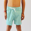 Maillot De Bain Enfant - Le Petit Immergé Aqua Rayé