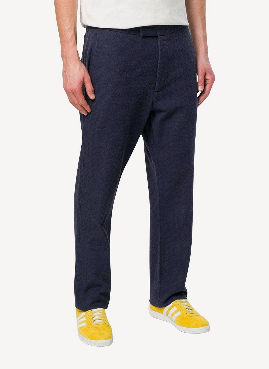 Maison Kitsune - Nico Chino Trousers - Dark Navy - Men