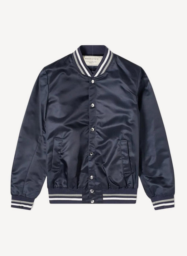 Maison Kitsune - Satin Teddy - Navy - Homme