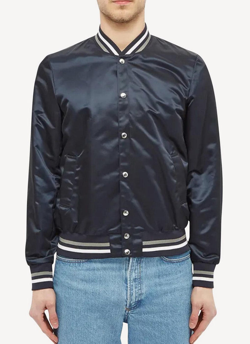 Maison Kitsune - Satin Teddy - Navy - Homme