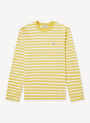 Maison Kitsune - Marin Tee-Shirt Tricolor Fox Patch - Yellow White - Mixte