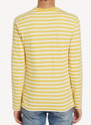 Maison Kitsune - Marin Tee-Shirt Tricolor Fox Patch - Yellow White - Mixte