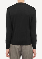 Maison Kitsune - Merinos Cardigan Tricolor Fox Patch - Black - Mixto