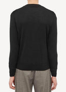 Maison Kitsune - Merinos Cardigan Tricolor Fox Patch - Black - Mixte