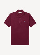 Maison Kitsune - Light Pique Polo - Burgundy - Homme
