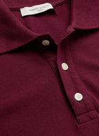 Maison Kitsune - Light Pique Polo - Burgundy - Homme