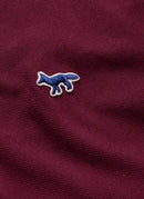 Maison Kitsune - Light Pique Polo - Burgundy - Homme
