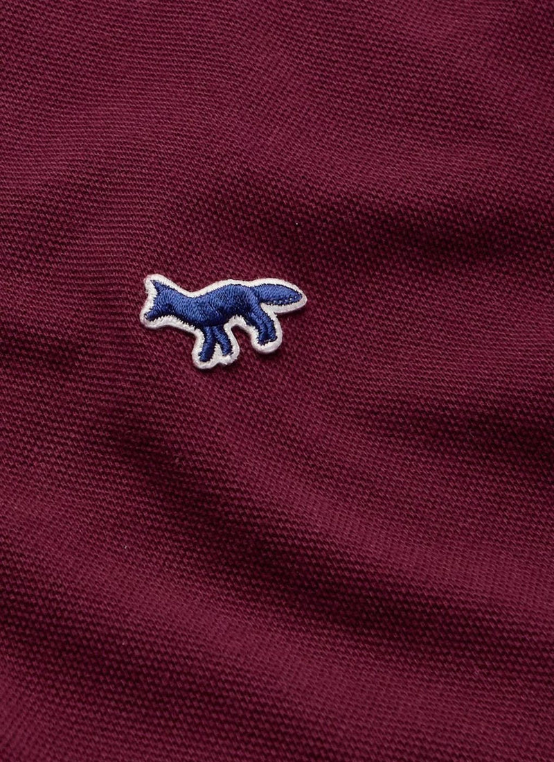 Maison Kitsune - Light Pique Polo - Burgundy - Homme