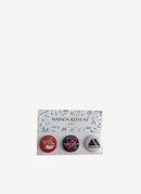 Maison Kitsune - Badge Set - Multicolor - Mixte