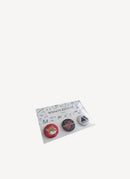 Maison Kitsune - Badge Set - Multicolor - Mixte
