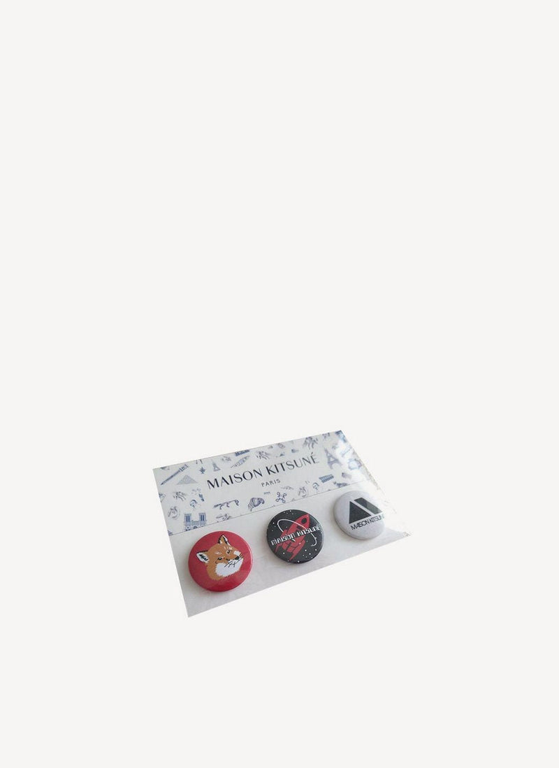 Maison Kitsune - Badge Set - Multicolor - Mixte