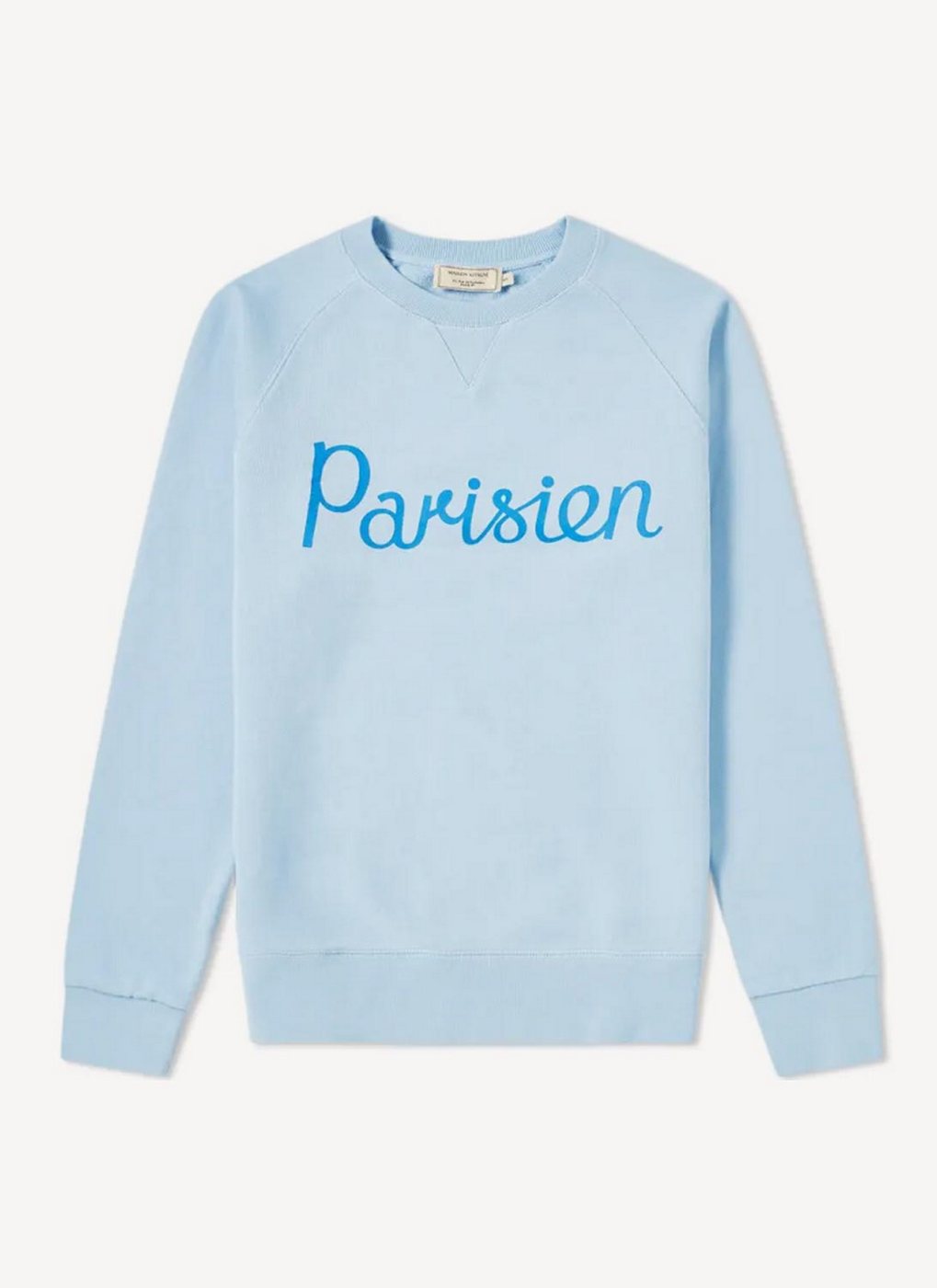 Maison Kitsune - Sweatshirt Parisien - Light Blue - Homme