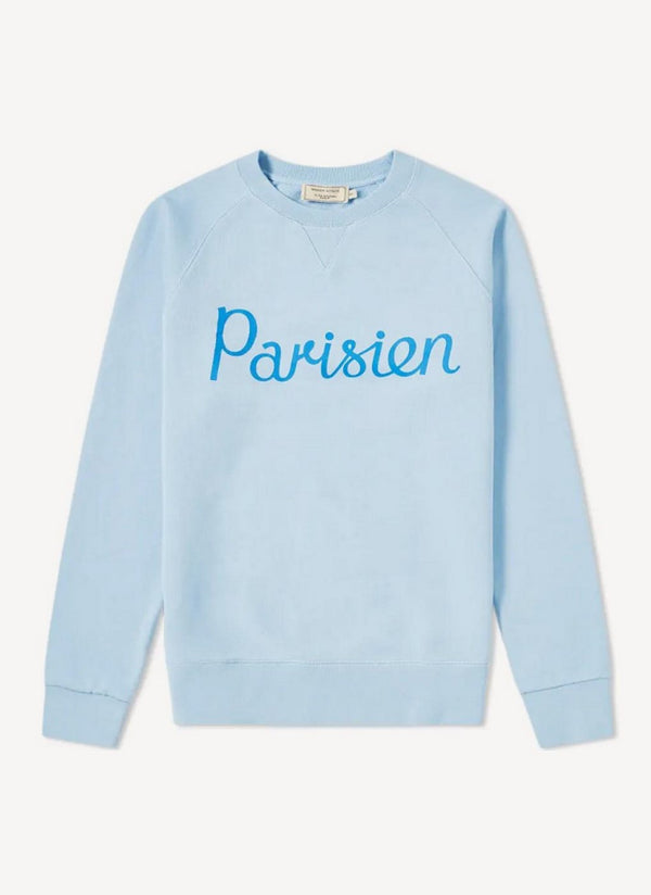 Maison Kitsune - Sweatshirt Parisien - Light Blue - Homme
