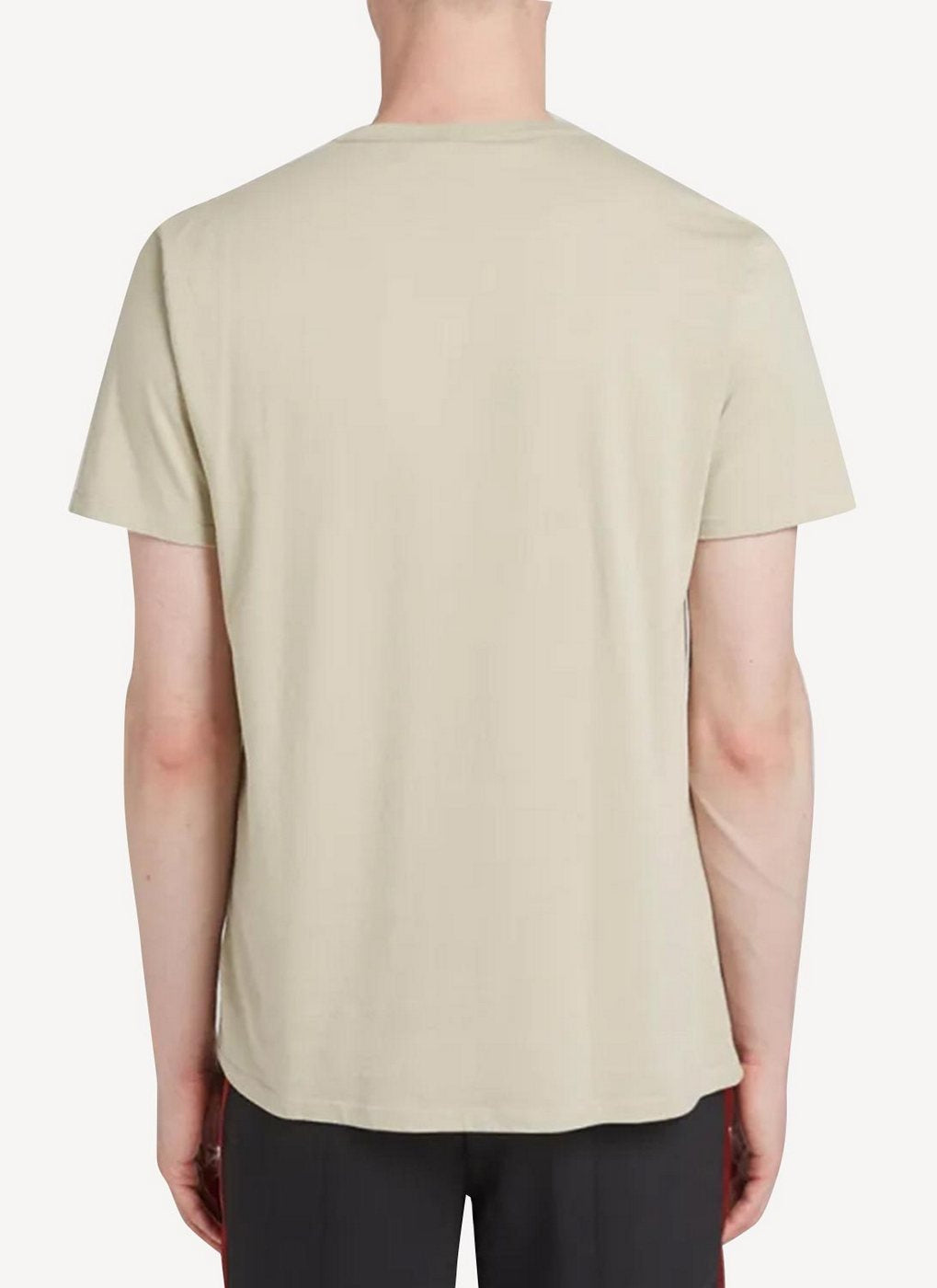 Maison Kitsune - Camiseta Fox Head Patch - Beige - Hombre