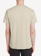 Maison Kitsune - Camiseta Fox Head Patch - Beige - Hombre