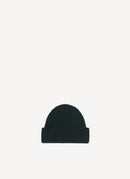 Maison Kitsune - Ribbed Lambswool Beanie - Black Melange - Mixte