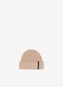 Maison Kitsune - Ribbed Lambswool Beanie - Beige Melange - Mixte