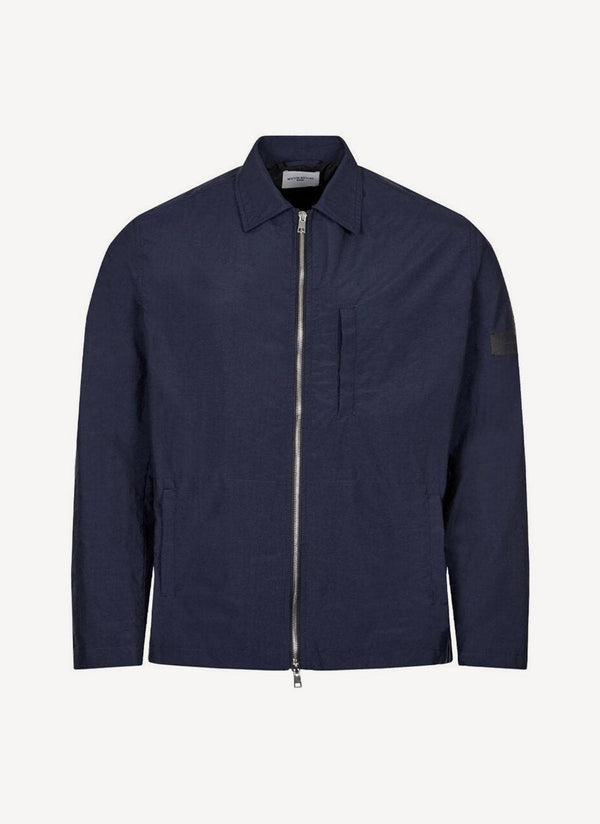 Maison Kitsune - Technical Zipped Overshirt - Dark Navy - Homme